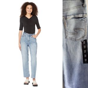 Silver Jeans Co. 90s Boyfriend High Rise Jeans 24